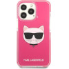 Karl Lagerfeld Iphone 13 Pro Max 6,7'' Hardcase Fuschia Choupette Head - (KLHCP13XTPECPI)