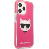 Karl Lagerfeld Iphone 13 Pro Max 6,7'' Hardcase Fuschia Choupette Head - (KLHCP13XTPECPI)