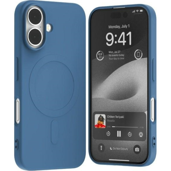 Mercury Magsafe Semi-Silicone Iphone 16 6,1'' Niebieski /blue