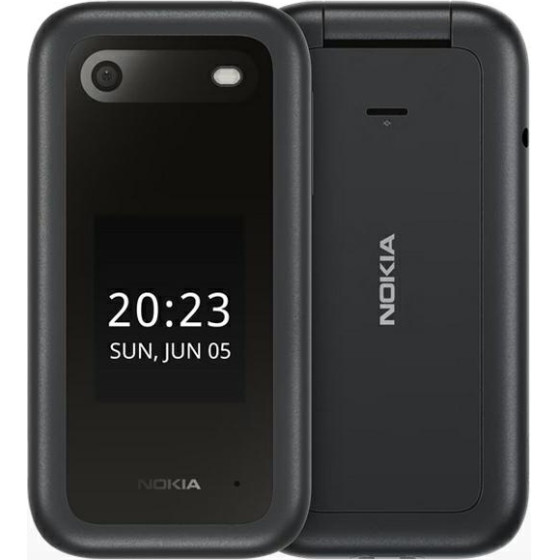Nokia 2660 Ds + Baza Ladujaca (Cradle)czarny/Black TA-1469 - (MG-NO-P225)