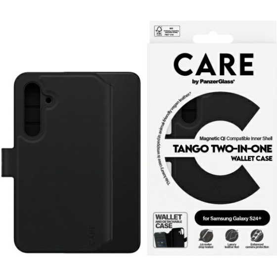 PanzerGlass Care By Feature Tango 2in1 Wallet Sam S24+ Black - (1164)