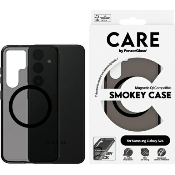 PanzerGlass Care By Flagship Qi Case Sam S24 Smoke - (1156)