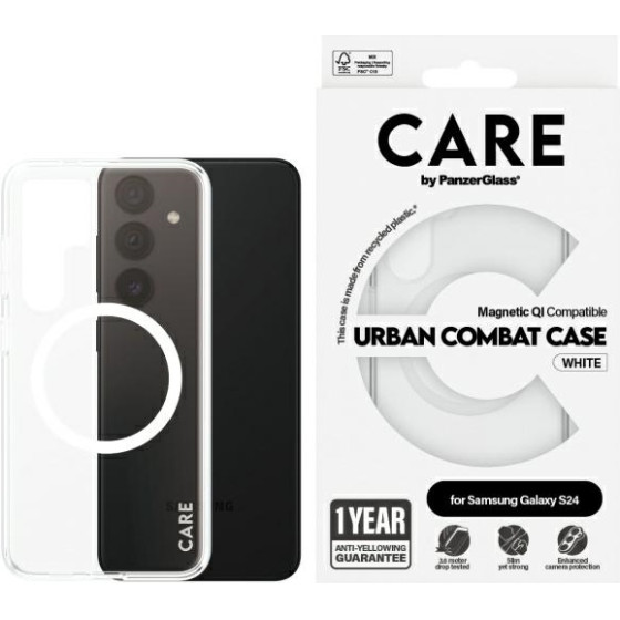 PanzerGlass Care By Flagship Qi Case Sam S24 Transparent - (1153)