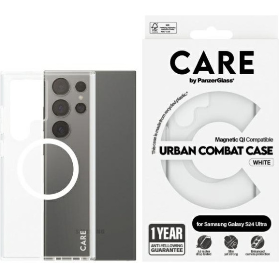PanzerGlass Care By Flagship Qi Case Sam S24 Ultra Transparent - (1155)