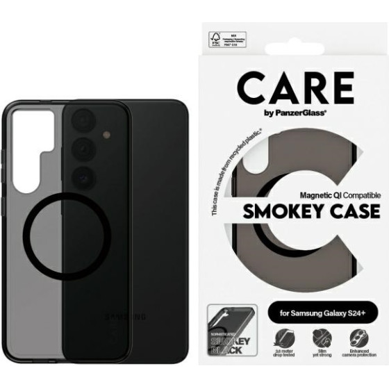 PanzerGlass Care By Flagship Qi Case Sam S24+ Smoke - (1157)