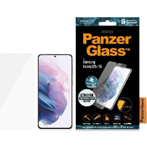 PanzerGlass E2E Microfracture Sam S21+G996 Case Friendly Finger Print Antibacterial czarny/Black - (PRO7270)