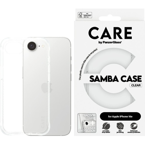 PanzerGlass Etui Care By Fashion Do Iphone 16e Przezroczysty - (CRRFSMBG29845)