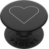 PopSockets 2 White Heart Black - Standard Phone Grip And Stand - (800667)