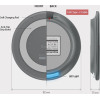 Ringke Lad. Indukcyjna PT900S Mfi Fastcharge szary/Grey - (ACWC0001)