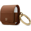 Spigen La Manon Airpods 1/2 Case Puleather Brown - (074CS26378)