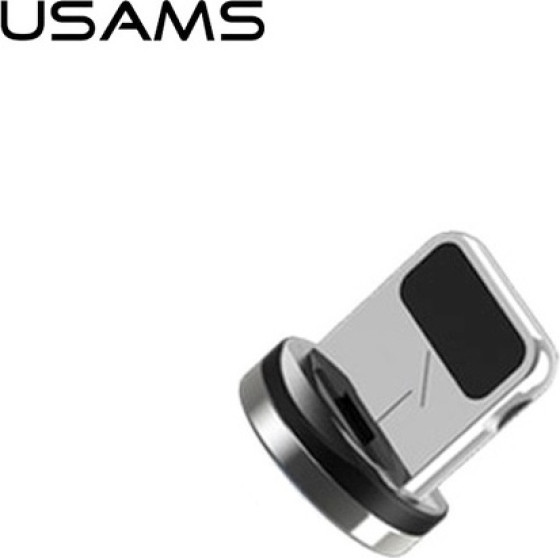 Usams Adapter Magnetyczny Lightning bulksrebrny/Silver (US-SJ157) - (SJ157USBTA)