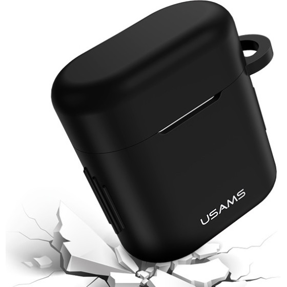 Usams Etui Ochronne Do Freebuds 2 Prosilicon czarny/Black (US-BH501) - (BH501FBUS01)