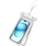 Usams Etui Wodoodporne Podwojne 6.7''IP68 bialy/White (YD014) - (FSD1402)