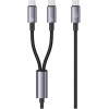 Usams Kabel 2w1 2xUSB-C 72W 1,2m Aluminum Alloy Data Cable Sufeng Series (US-SJ7 - (SJ740USB101)