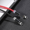 Usams Kabel Magnetyczny U-Sure lightning1m 2.1A Pleciony czerwony/Red (US-SJ292) - (SJ292USB02)