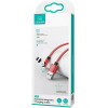 Usams Kabel Magnetyczny U59 lightning2.1A Fast Charge 1m Pleciony czerwony/Red (US-SJ472) Regulowany Kat - (SJ472USB02)