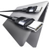 Usams Kabel Pleciony 240W USB-C/USB-C1.2m Sy Series Tarnish - (SJ727USB01)