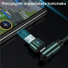Usams Kabel Pleciony Obrotowy U60 2AMicrousb czarny/Black 1m (US-SJ478) - (SJ478USB01)