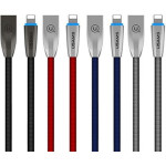 Usams Kabel Pleciony U-Light Lightningszary/Gray 1,2m IPZSUSB02 (US-SJ182) - (IPZSUSB01)