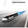 Usams Kabel Pleciony U-Tone lightning1.2m Power-Off 2A Fast Charging czarny/Black (US-SJ344) - (SJ344USB01)