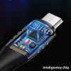 Usams Kabel Pleciony U-Tone microUSB1.2m Power-Off 2A Fast Charging czarny/Black (US-SJ346) - (SJ346USB01)