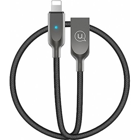 Usams Kabel power-Off U-Sun Lightningczarny/Black 1,9m (US-SJ170) - (IPYSUSB201)