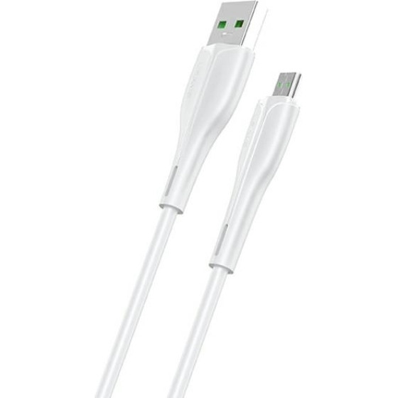 Usams Kabel U38 Microusb 4A Fast Chargefor Oppo 1m bialy/White (US-SJ375) - (SJ375USB02)