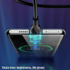 Usams Kabel U38 USB-C 5A Fast Chargefor OPPO/Huawei 1m czarny/Black (US-SJ376) - (SJ376USB01)