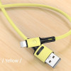 Usams Kabel U52 Lightning 2A Fast Charge1m zolty/Yellow (US-SJ434) - (SJ434USB03)
