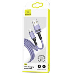 Usams Kabel U52 Microusb 2A Fast Charge1m purpurowy/Purple (US-SJ435) - (SJ435USB04)