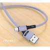 Usams Kabel U52 Microusb 2A Fast Charge1m purpurowy/Purple (US-SJ435) - (SJ435USB04)