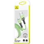 Usams Kabel U52 Microusb 2A Fast Charge1m zielony/Green (US-SJ435) - (SJ435USB02)