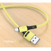 Usams Kabel U52 Microusb 2A Fast Charge1m zolty/Yellow (US-SJ435) - (SJ435USB03)