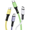 Usams Kabel U52 USB-C 2A Fast Charge 1mpurpurowy/Purple (US-SJ436) - (SJ436USB04)