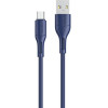 Usams Kabel U68 Microusb 2A Fast Charge1m niebieski/Blue (US-SJ502) - (SJ502USB03)
