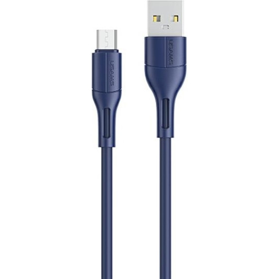 Usams Kabel U68 Microusb 2A Fast Charge1m niebieski/Blue (US-SJ502) - (SJ502USB03)