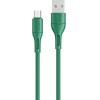 Usams Kabel U68 Microusb 2A Fast Charge1m zielony/Green (US-SJ502) - (SJ502USB04)