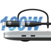 Usams Kabel U85 2xUSB-C/USB/Micro-USB/Lightning 6w1 1,2m 100W Pd Fast Charge czarny/Black (US-SJ645) - (SJ645USB01)