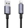 Usams Kabel Usb Na Lightning 2,4A 1,2mFast Charging stalowy/Tarnish (US-SJ667) - (SJ667USB01)