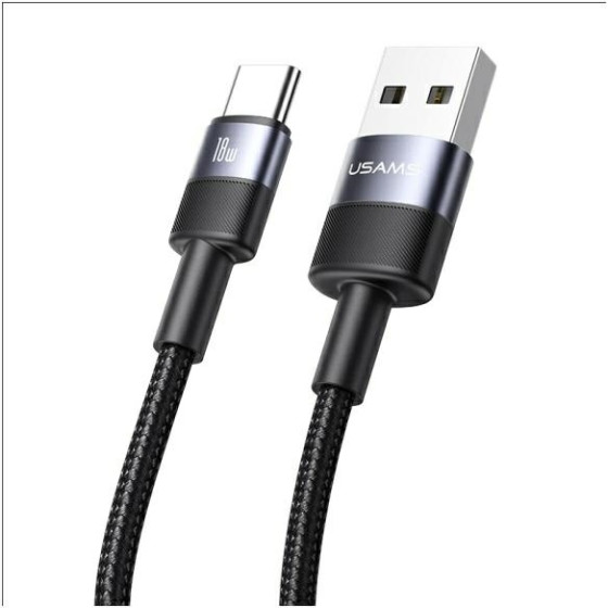 Usams Kabel USB-A Na USB-C 3A 1,2m Aluminum Alloy Data Cable Sy Series (US-SJ718) - (SJ718USB01)