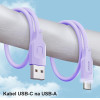 Usams Kabel USB-C 6A 1,2mPort Display Fast Charging Lithe Series zielony/Green (US-SJ568) - (SJ568USB04)