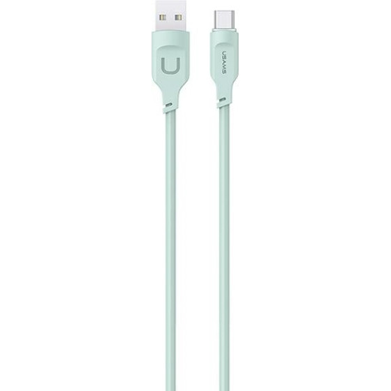Usams Kabel USB-C 6A 1,2mPort Display Fast Charging Lithe Series zielony/Green (US-SJ568) - (SJ568USB04)