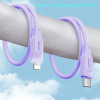 Usams Kabel USB-C Na Lightning 20W 1,2mPd Fast Charging Lithe Series czarny/Black (US-SJ566) - (SJ566USB01)
