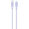Usams Kabel USB-C Na Lightning 20W 1,2mPd Fast Charging Lithe Series purpurowy/Purple (US-SJ566) - (SJ566USB03)