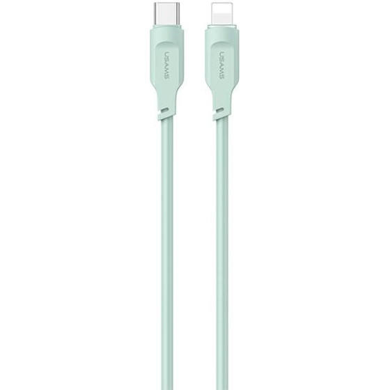 Usams Kabel USB-C Na Lightning 20W 1,2mPd Fast Charging Lithe Series zielony/Green (US-SJ566) - (SJ566USB04)