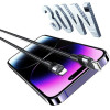 Usams Kabel USB-C Na Lightning 30W 1,2m czarny/Black (US-SJ729) (tuba) - (SJ729USBSG01)