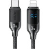 Usams Kabel USB-C Na Lightning 30W 1,2m Digital Display Zinc Alloy Fast Charging Data Cable Hx Seri - (SJ741USB01)