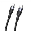 Usams Kabel USB-C Na Lightning 30W 1.2m Aluminum Alloy Data Cable Sy Series (US-SJ729) - (SJ729USB01)
