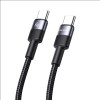 Usams Kabel USB-C Na USB-C 3A 1,2mPleciony (US-SJ724 ) - (SJ724ZJ01)