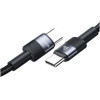 Usams Kabel USB-C Na USB-C 60W 1.2m Aluminum Alloy Data Cable Sy Series (US-SJ724) - (SJ724USB01)